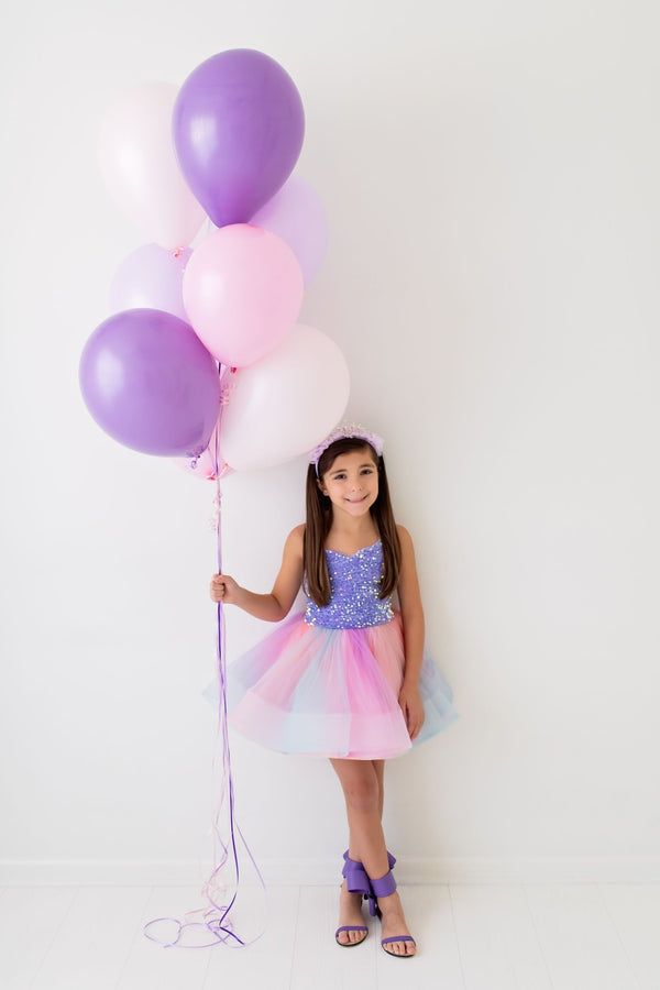 Pre-Order: Periwinkle Princess in Velvet Sequins