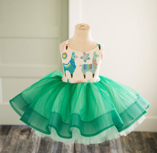 READY to SHIP MOVING SALE!!!! Green Llama: Size 3, fits 1-5