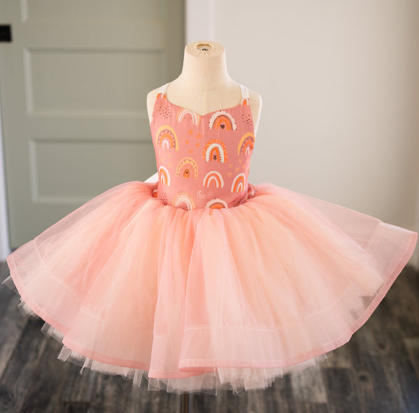 READY to SHIP MOVING SALE!!!! Rose Rainbow: Size 5, fits 3-7