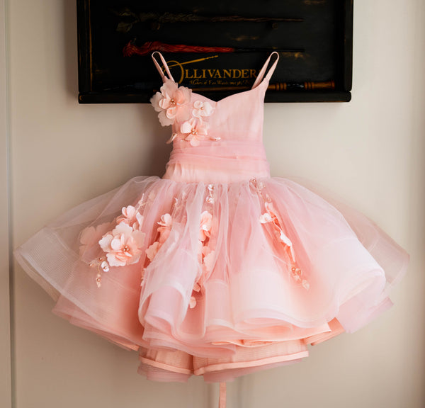 READY to SHIP: Pink Princess: Half Full, layered style: Size 5, fits 3-7 +